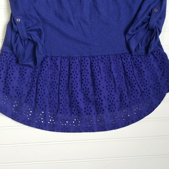 ❤️ Meadow rue 3/4 sleeve top size xs - Picture 6 of 8